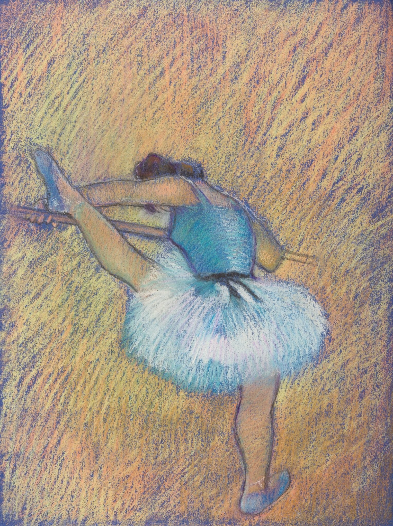 Arabesque en lumière — Reproduction d'un pastel