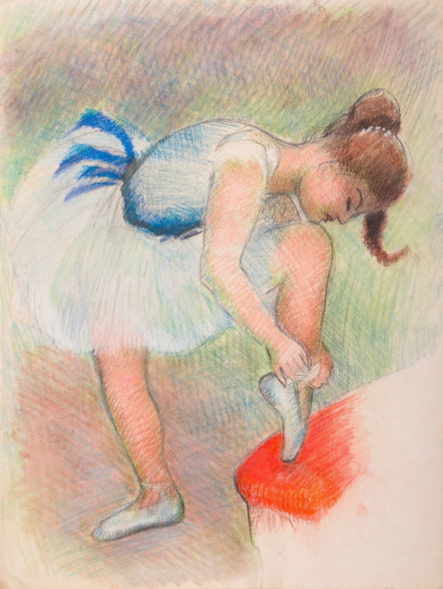 Avant le premier pas — Reproduction d'un pastel