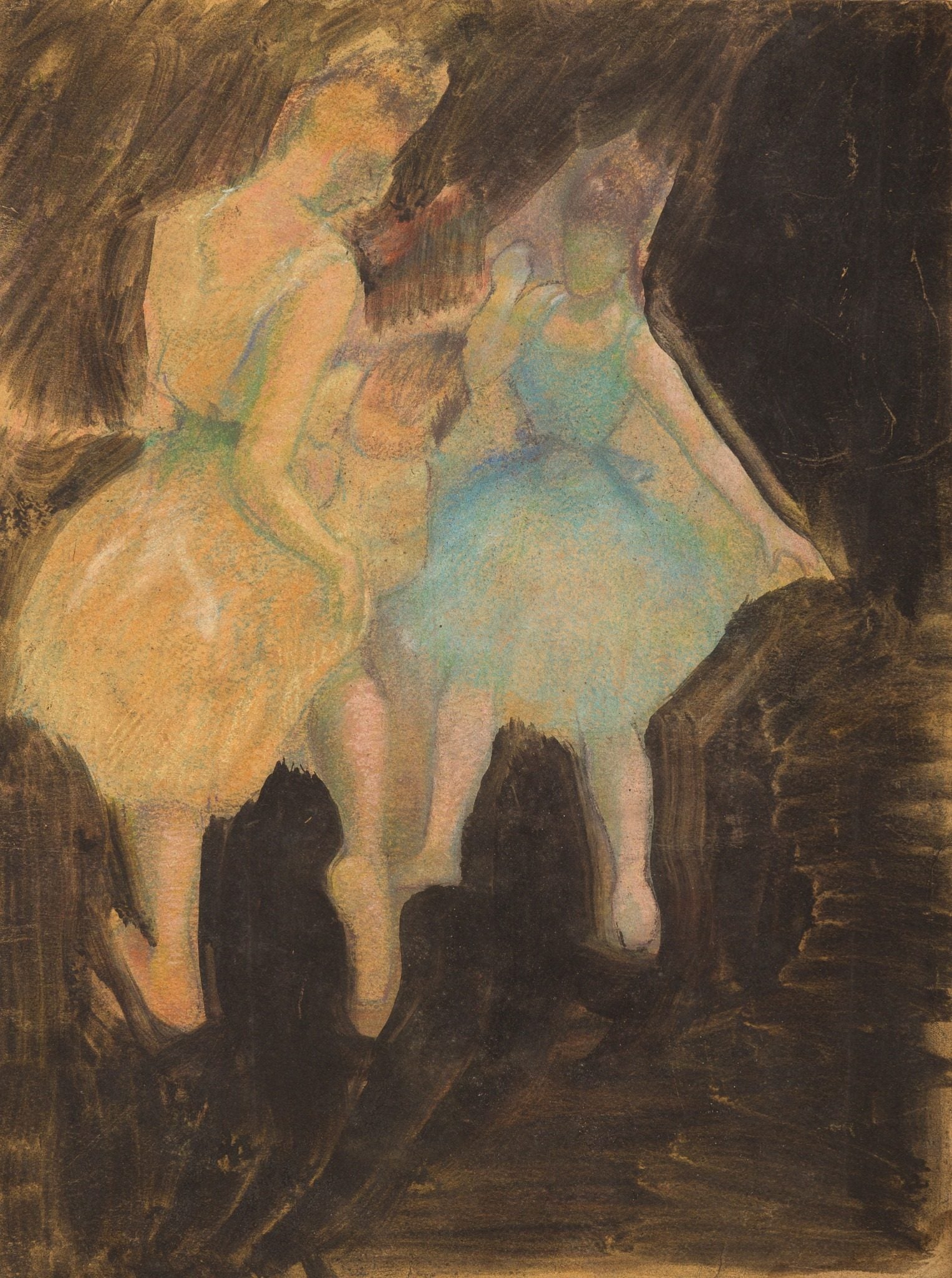 Confidence avant la scene - Reproduction Pastel