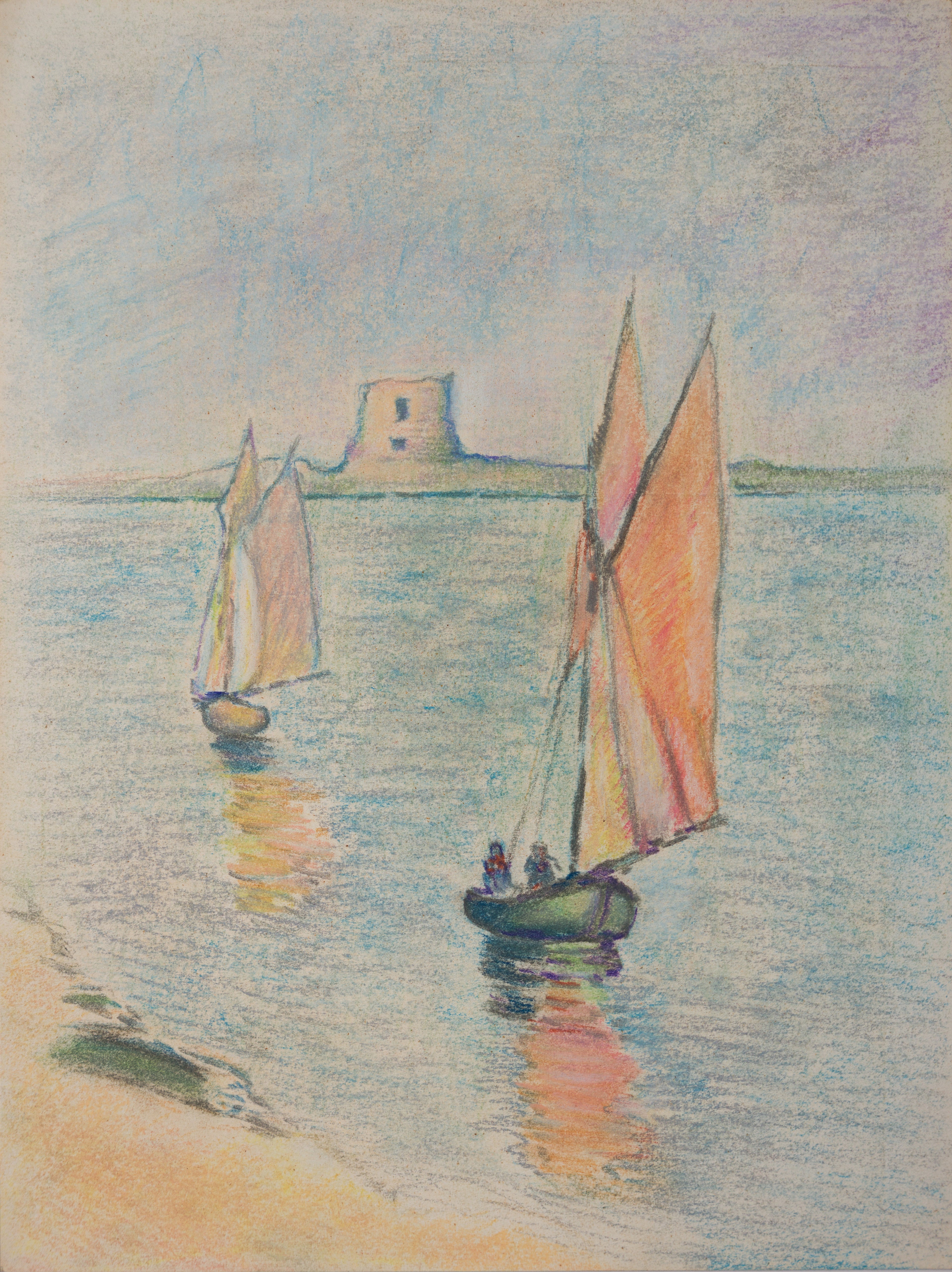 « Voiliers au Large de la Tour »
